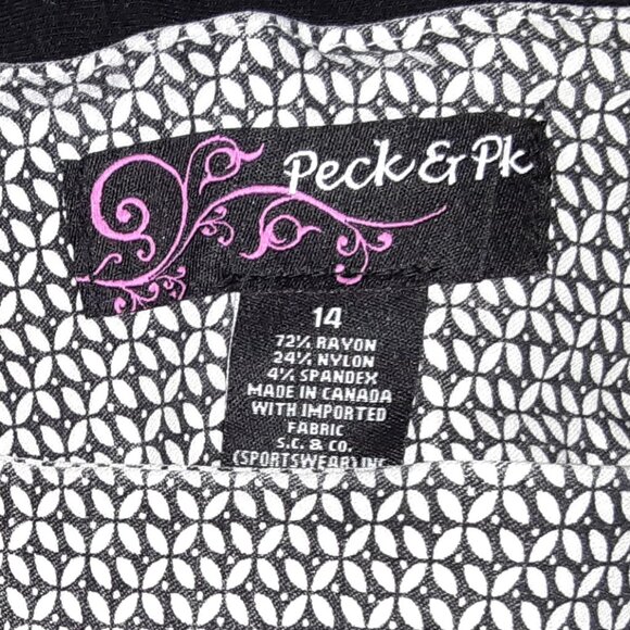 Yellow Eyelet Top, Ava & Viv 1X * Black & White Peck & Peck Pant *Black Sweater - Picture 5 of 9